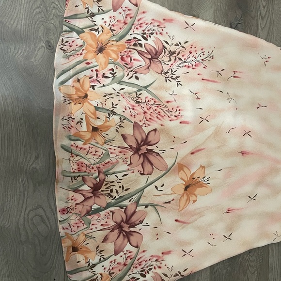 Chadwick's Floral Full length women's skirt Size 8 - Picture 3 of 7